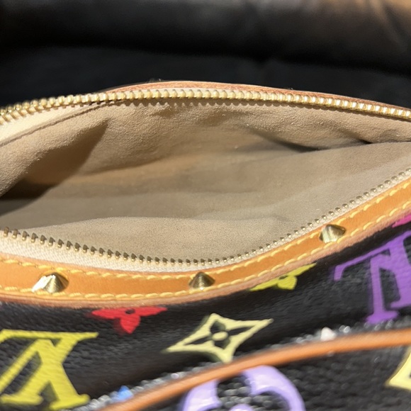 🔥🔥🔥Authentic LOUIS VUITTON Monogram Multicolor Boulogne Black Shoulder Bag - Picture 12 of 16